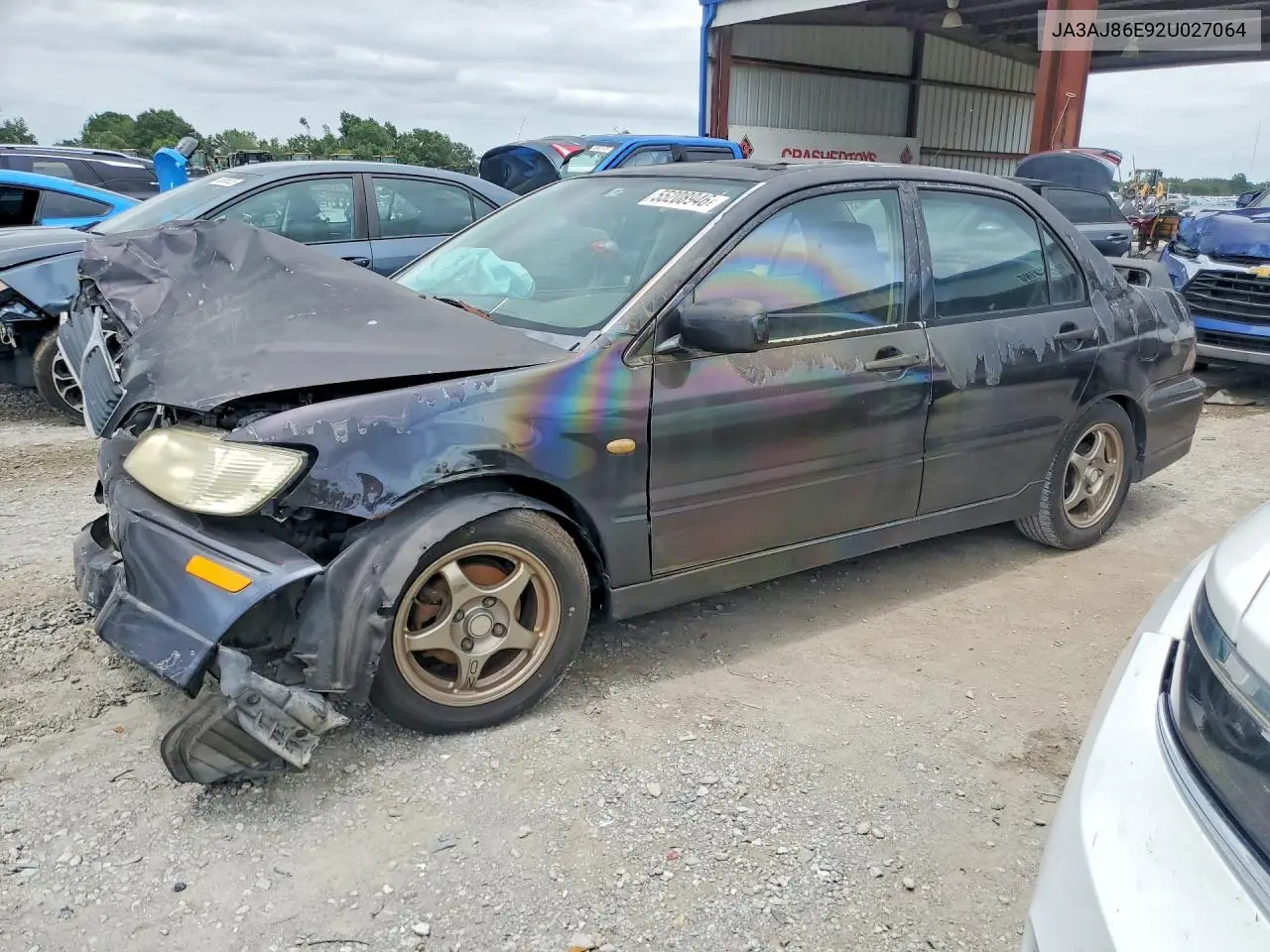 2002 Mitsubishi Lancer Oz Rally VIN: JA3AJ86E92U027064 Lot: 55208946