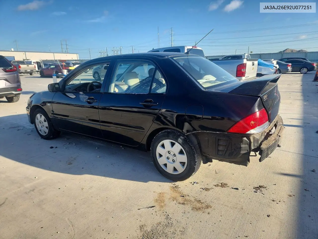 2002 Mitsubishi Lancer Es VIN: JA3AJ26E92U077251 Lot: 56854756