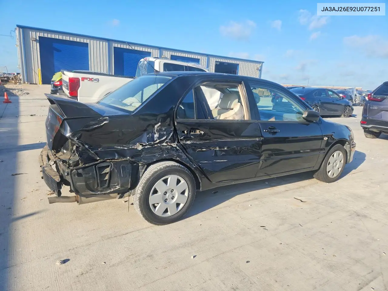 2002 Mitsubishi Lancer Es VIN: JA3AJ26E92U077251 Lot: 56854756