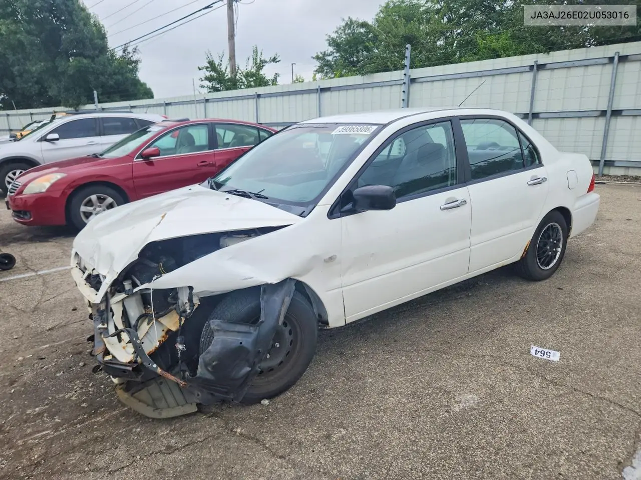 2002 Mitsubishi Lancer Es VIN: JA3AJ26E02U053016 Lot: 59865806