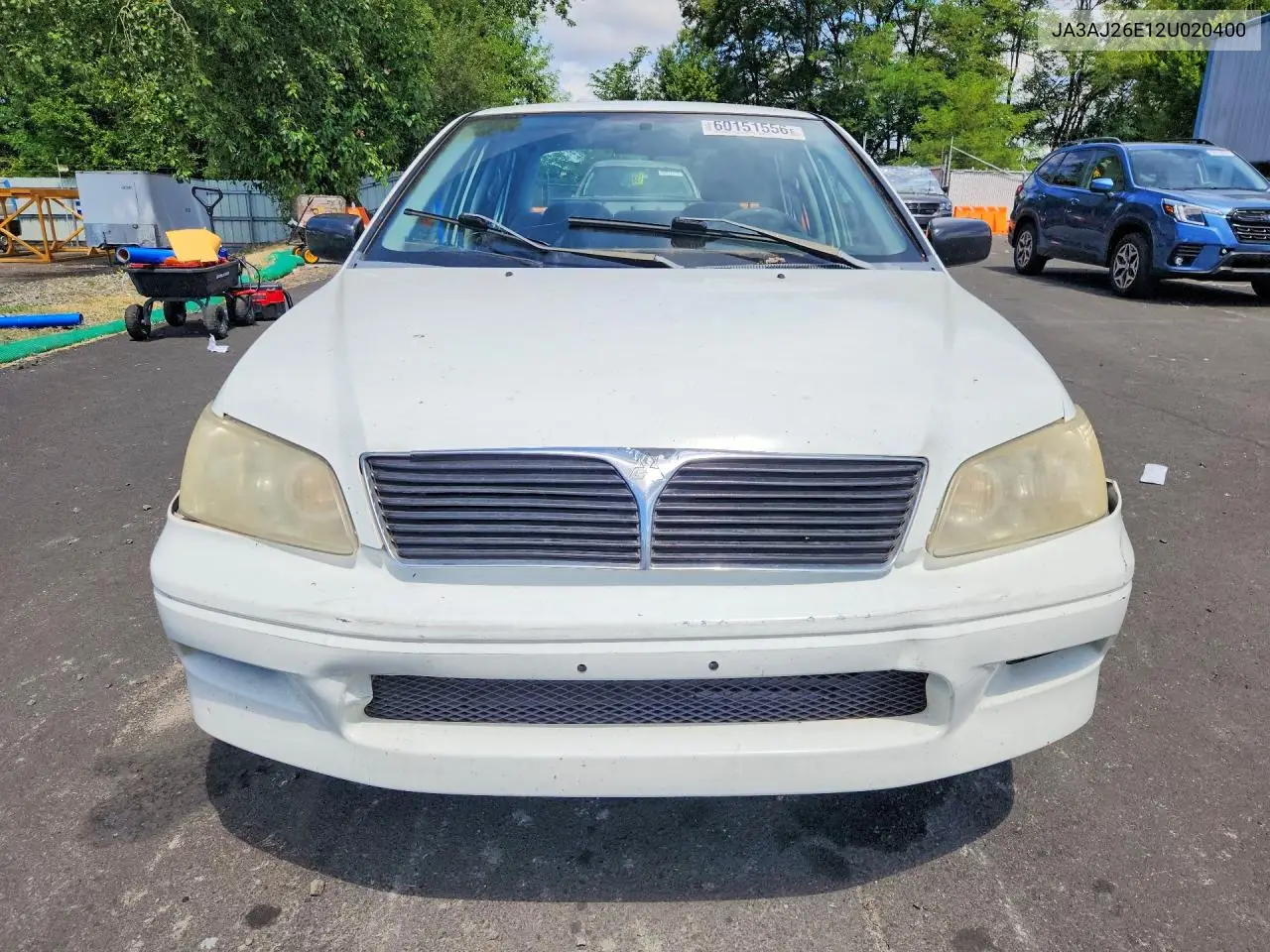 2002 Mitsubishi Lancer Es VIN: JA3AJ26E12U020400 Lot: 60151556