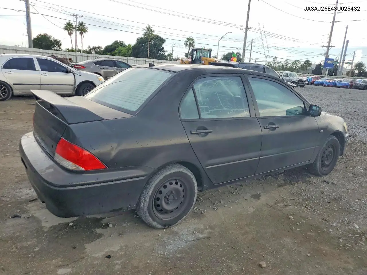 2003 Mitsubishi Lancer Es VIN: JA3AJ26E43U025432 Lot: 60199336