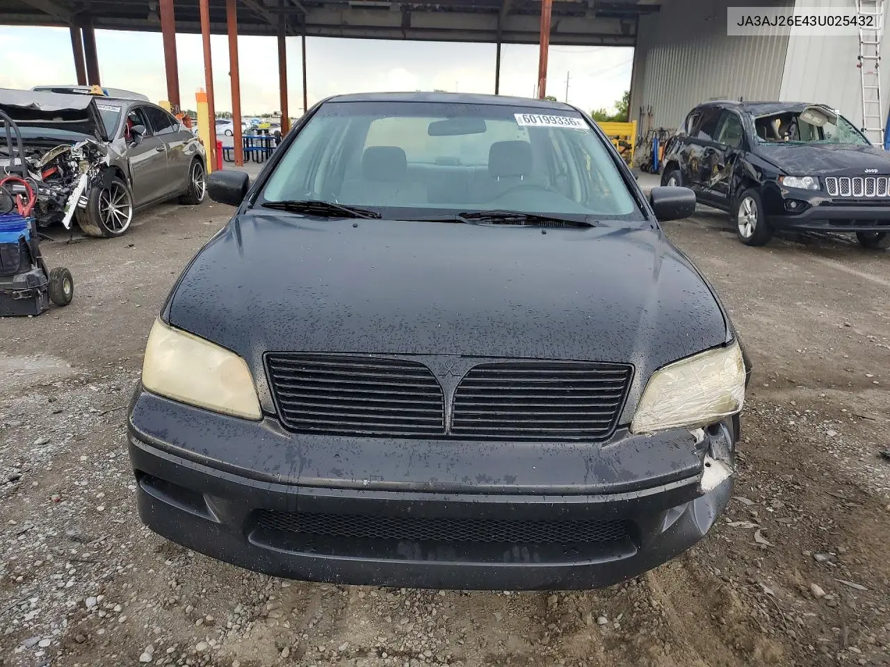 2003 Mitsubishi Lancer Es VIN: JA3AJ26E43U025432 Lot: 60199336