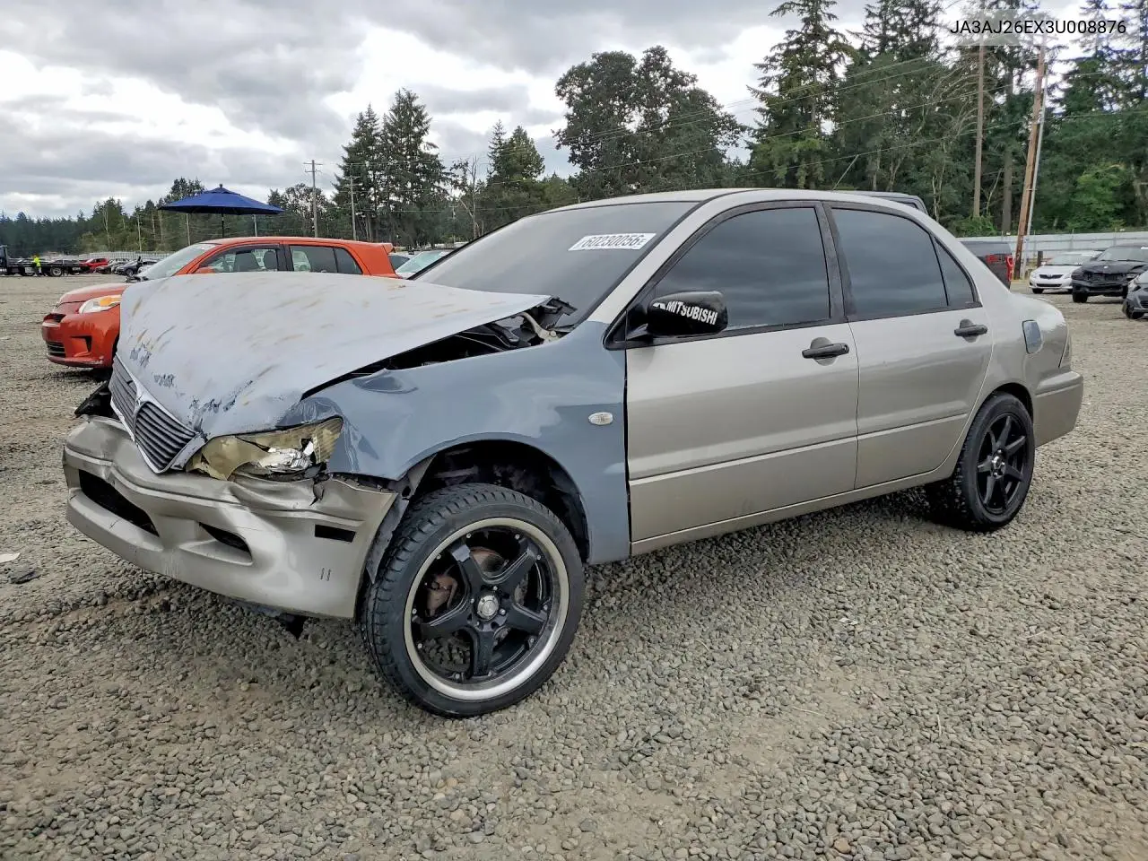2003 Mitsubishi Lancer Es VIN: JA3AJ26EX3U008876 Lot: 60230056