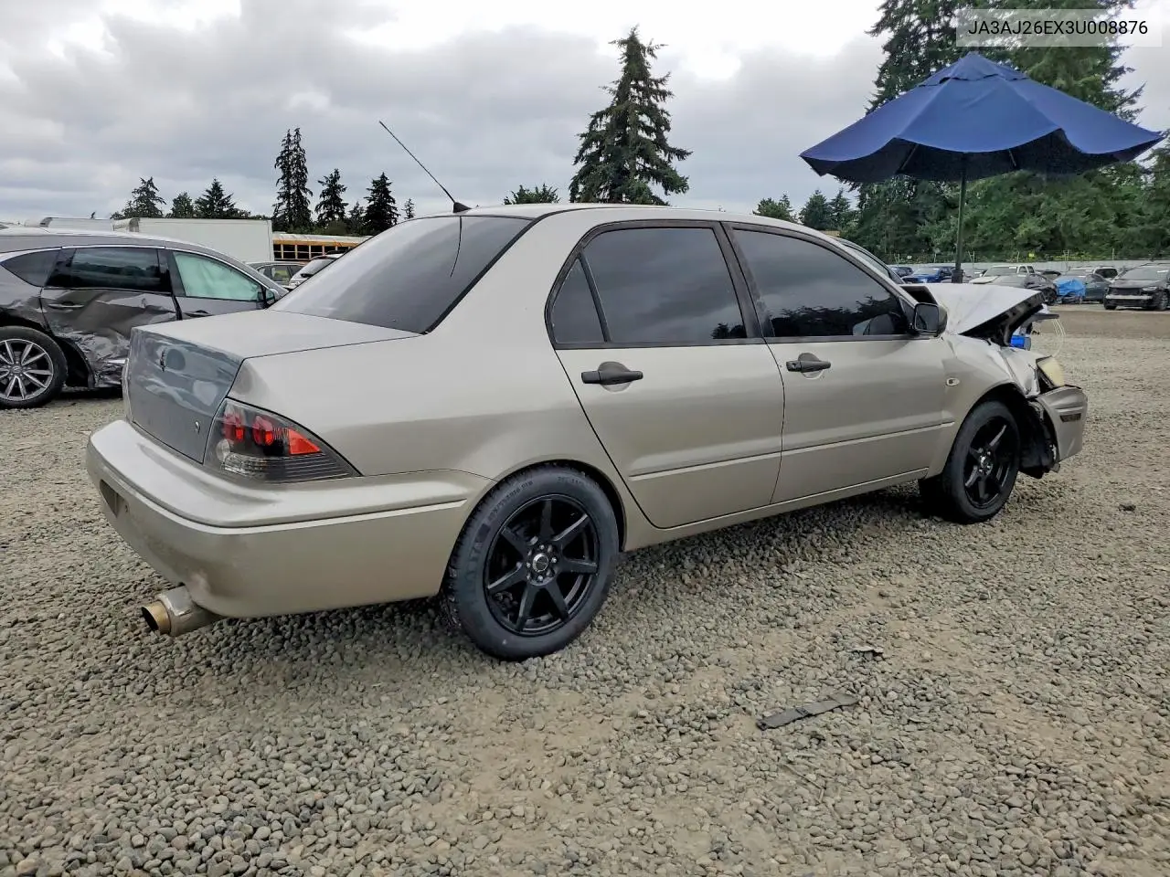 2003 Mitsubishi Lancer Es VIN: JA3AJ26EX3U008876 Lot: 60230056