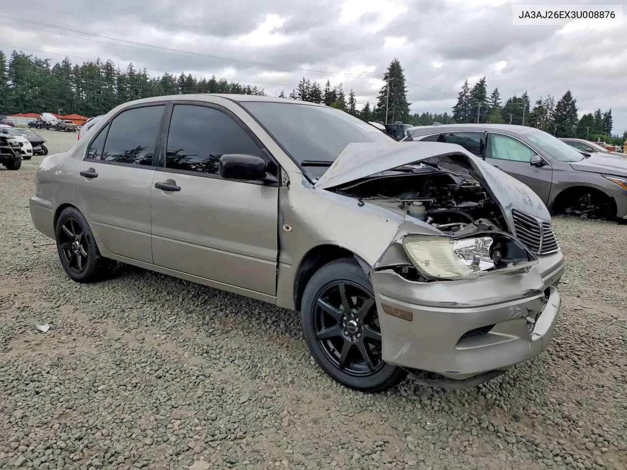 2003 Mitsubishi Lancer Es VIN: JA3AJ26EX3U008876 Lot: 60230056