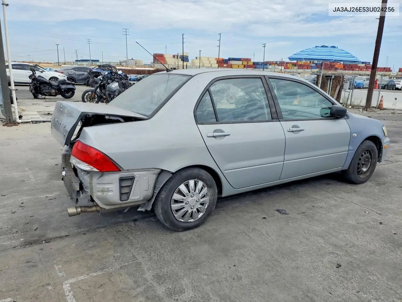2003 Mitsubishi Lancer Es VIN: JA3AJ26E53U024256 Lot: 61173406