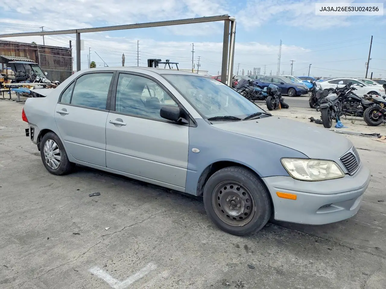 2003 Mitsubishi Lancer Es VIN: JA3AJ26E53U024256 Lot: 61173406