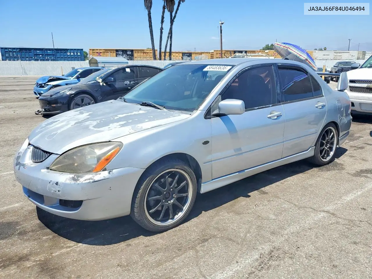 2004 Mitsubishi Lancer Ralliart VIN: JA3AJ66F84U046494 Lot: 58483636