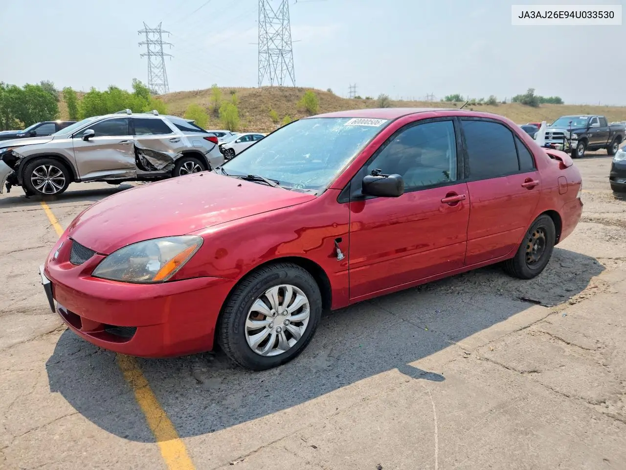 2004 Mitsubishi Lancer Es VIN: JA3AJ26E94U033530 Lot: 60000506