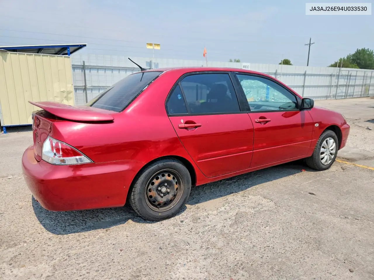 2004 Mitsubishi Lancer Es VIN: JA3AJ26E94U033530 Lot: 60000506