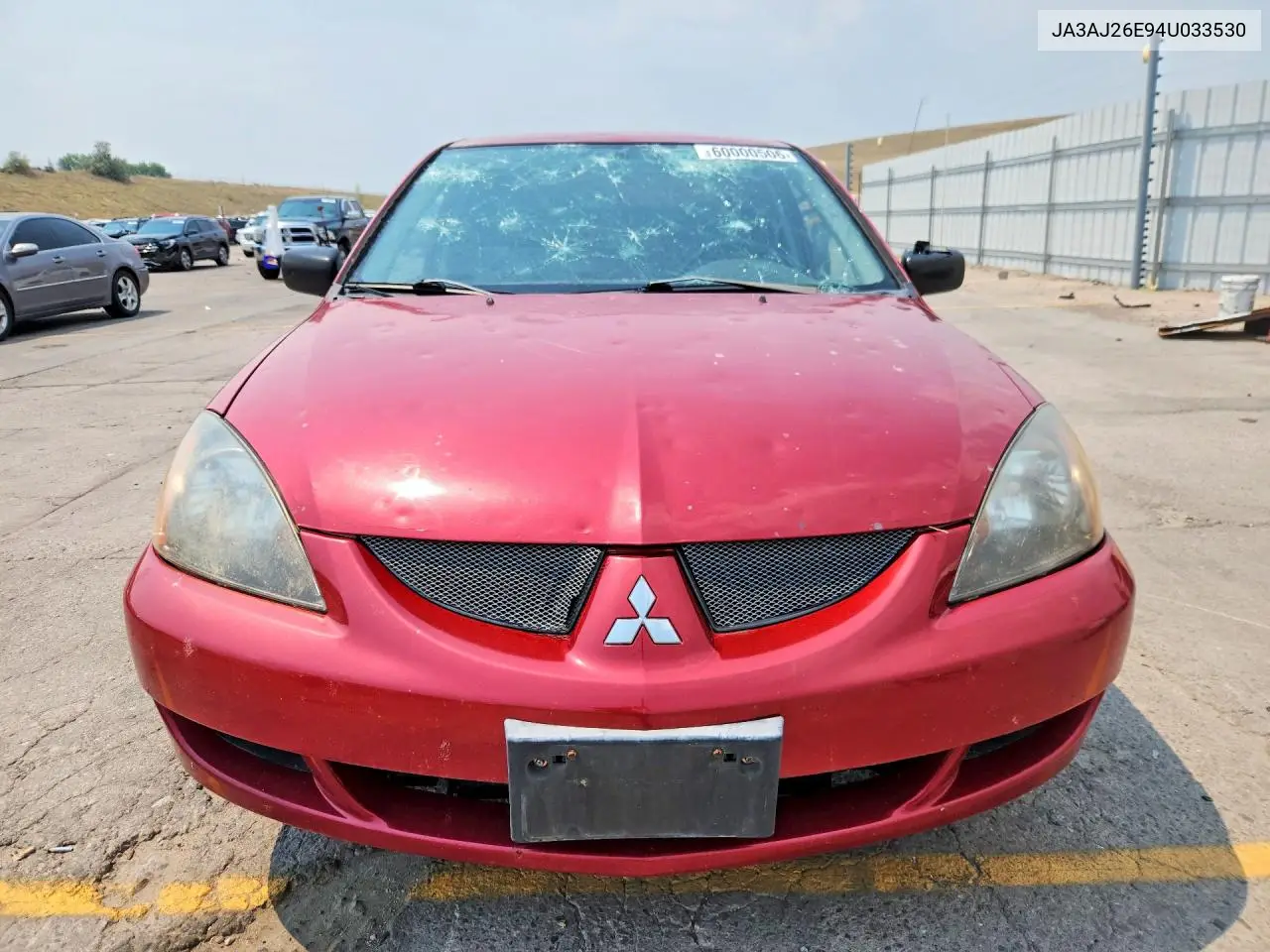 2004 Mitsubishi Lancer Es VIN: JA3AJ26E94U033530 Lot: 60000506