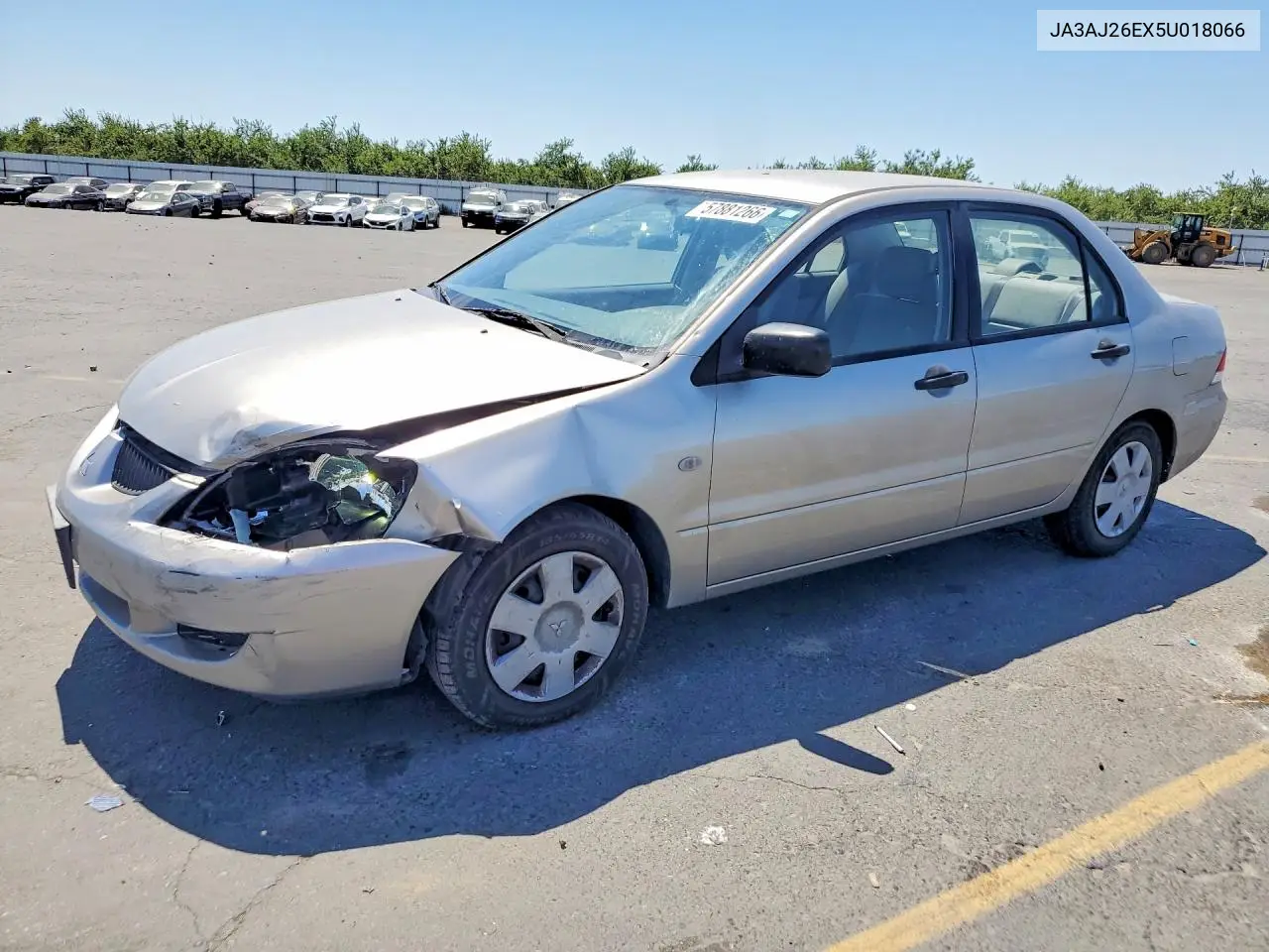 2005 Mitsubishi Lancer Es VIN: JA3AJ26EX5U018066 Lot: 57881266