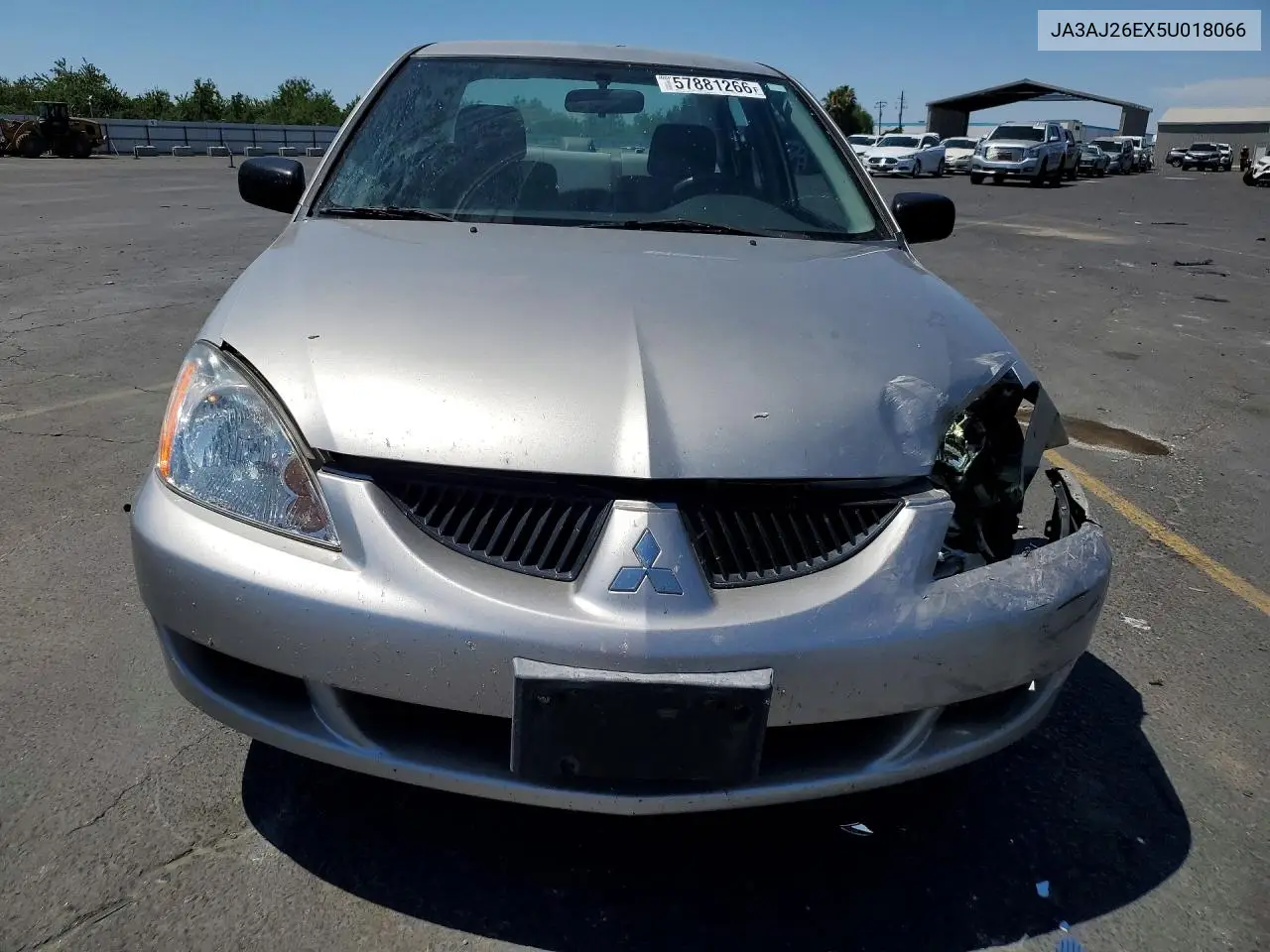 2005 Mitsubishi Lancer Es VIN: JA3AJ26EX5U018066 Lot: 57881266