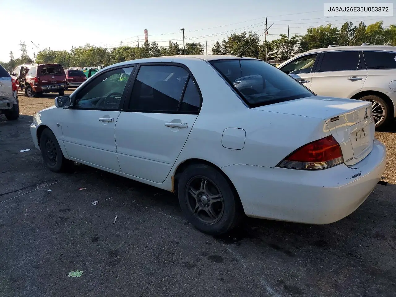 2005 Mitsubishi Lancer Es VIN: JA3AJ26E35U053872 Lot: 59378966