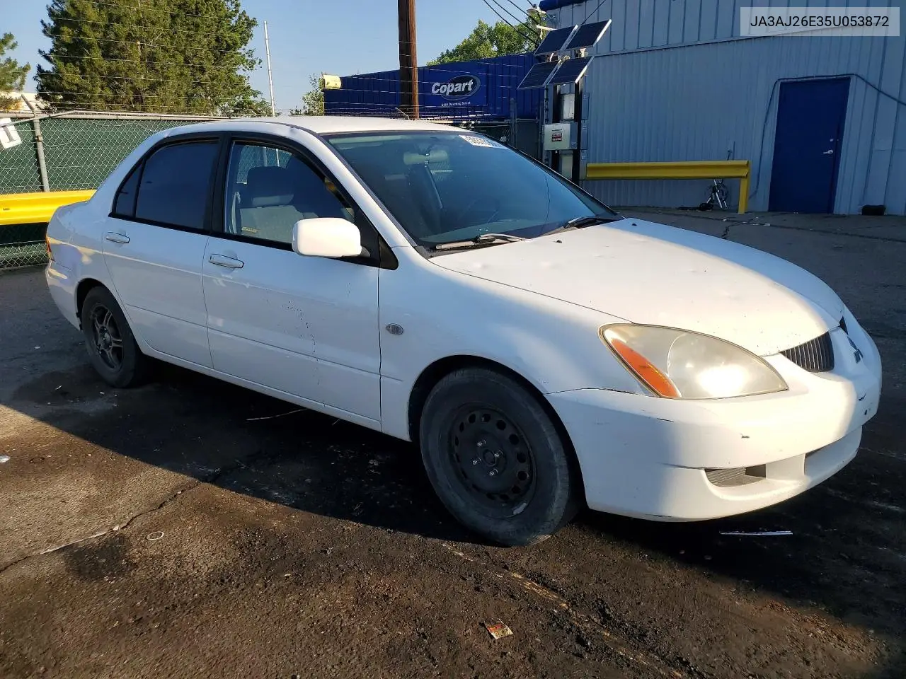 2005 Mitsubishi Lancer Es VIN: JA3AJ26E35U053872 Lot: 59378966