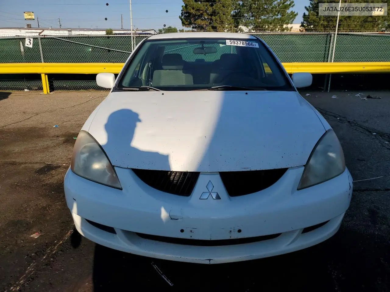 2005 Mitsubishi Lancer Es VIN: JA3AJ26E35U053872 Lot: 59378966