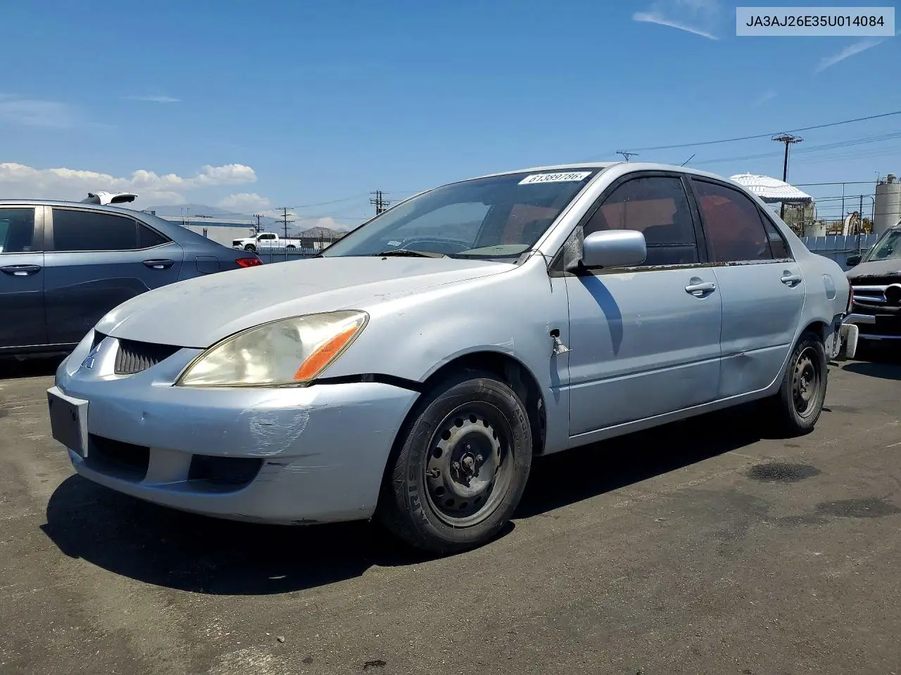 2005 Mitsubishi Lancer Es VIN: JA3AJ26E35U014084 Lot: 61389786