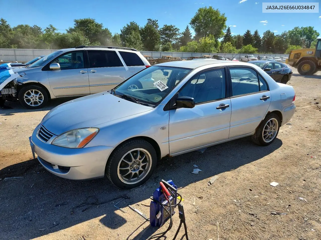 2006 Mitsubishi Lancer Es VIN: JA3AJ26E66U034847 Lot: 57533796