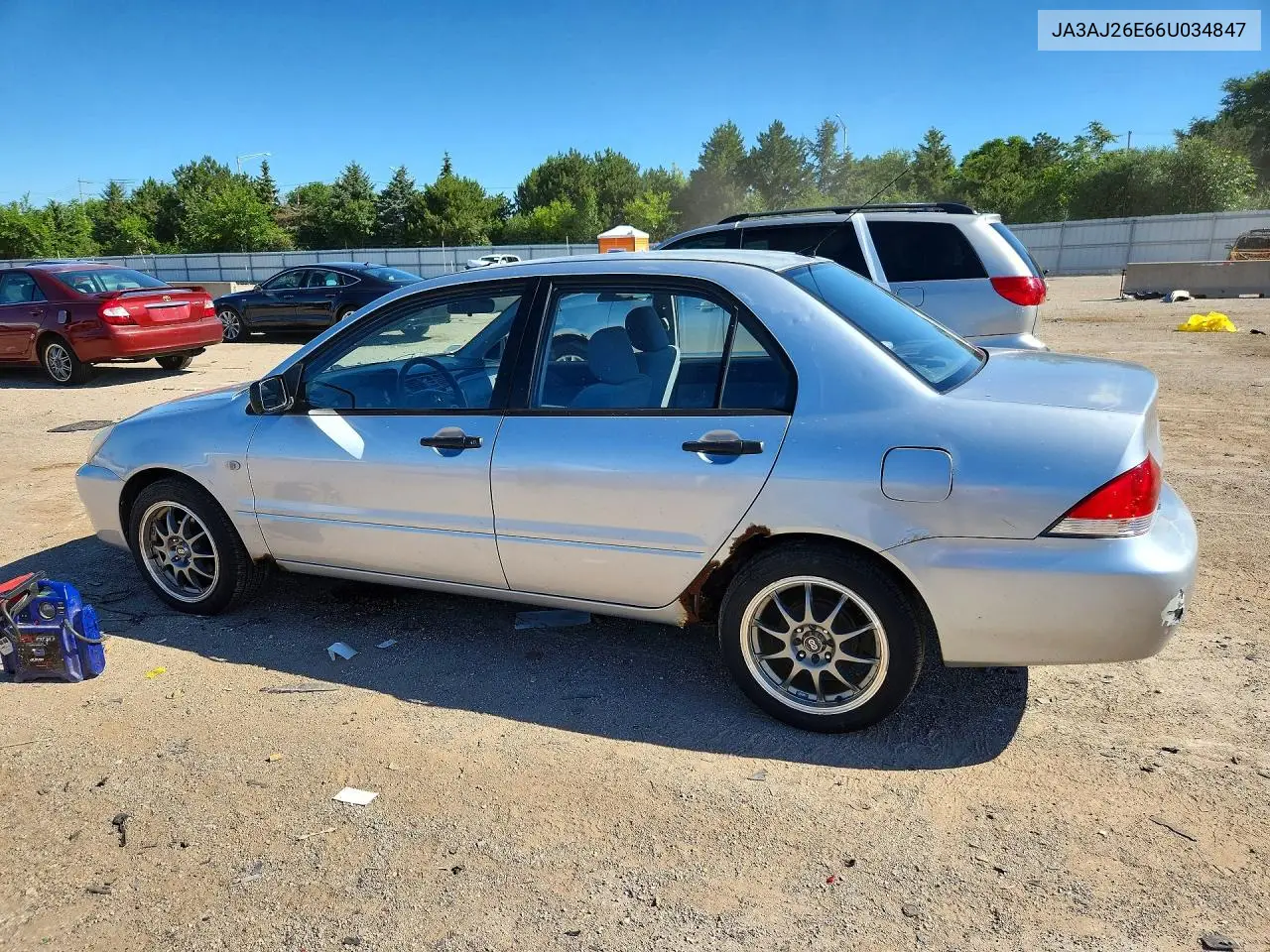 2006 Mitsubishi Lancer Es VIN: JA3AJ26E66U034847 Lot: 57533796