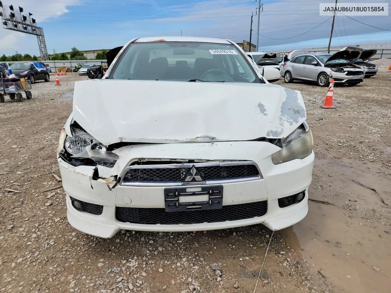 2008 Mitsubishi Lancer Gts VIN: JA3AU86U18U015854 Lot: 54649016