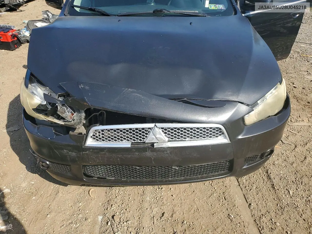 2008 Mitsubishi Lancer Gts VIN: JA3AU86U28U045218 Lot: 58953626