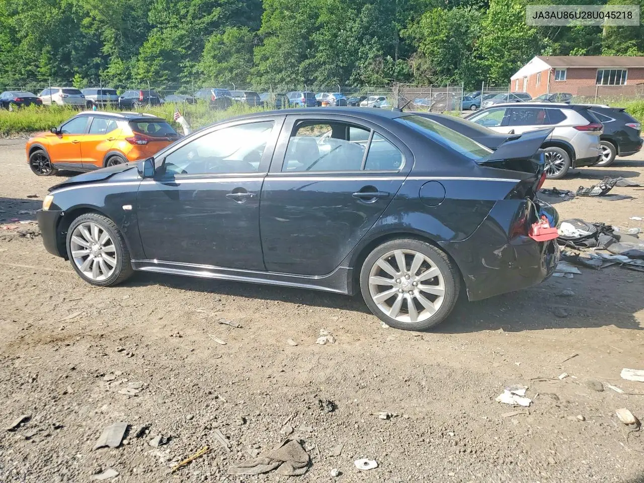 2008 Mitsubishi Lancer Gts VIN: JA3AU86U28U045218 Lot: 58953626