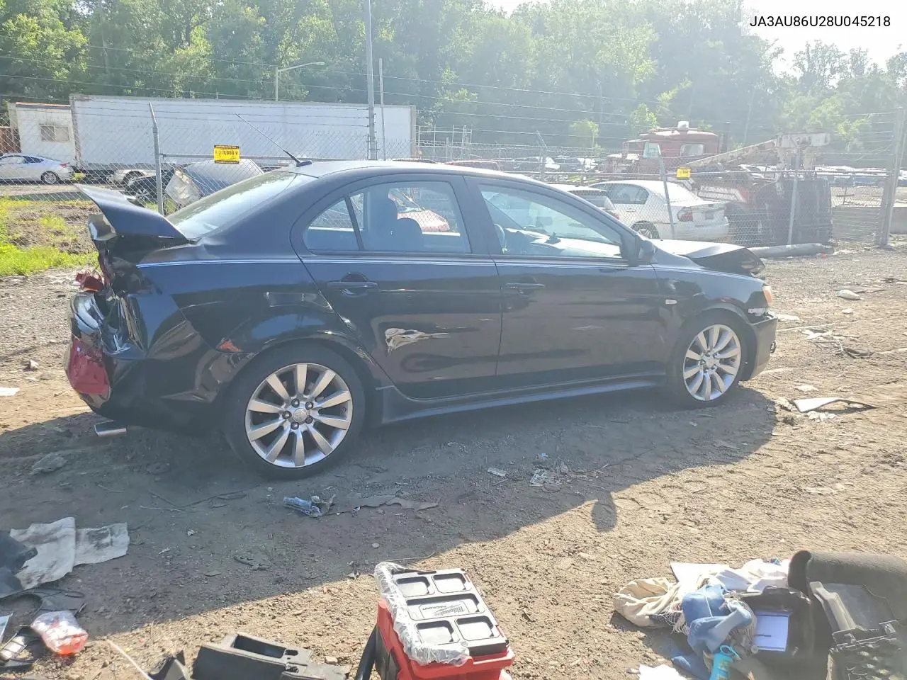 2008 Mitsubishi Lancer Gts VIN: JA3AU86U28U045218 Lot: 58953626