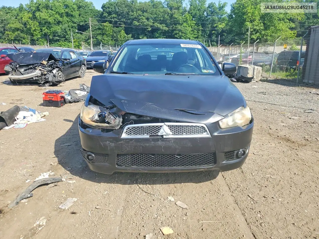 2008 Mitsubishi Lancer Gts VIN: JA3AU86U28U045218 Lot: 58953626
