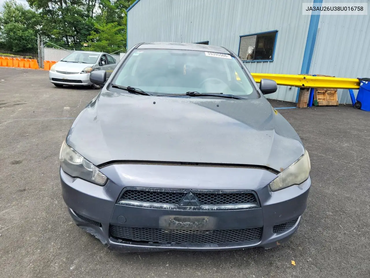 2008 Mitsubishi Lancer Es VIN: JA3AU26U38U016758 Lot: 59395566