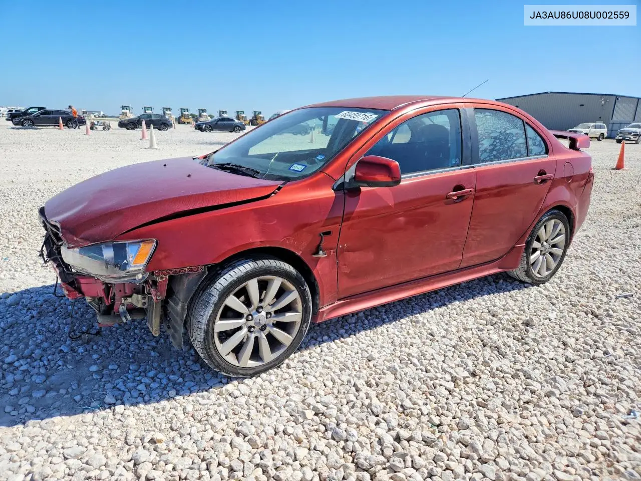 2008 Mitsubishi Lancer Gts VIN: JA3AU86U08U002559 Lot: 60459716