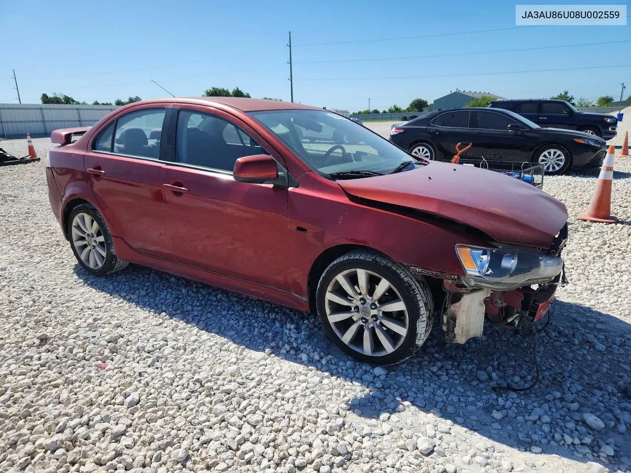 2008 Mitsubishi Lancer Gts VIN: JA3AU86U08U002559 Lot: 60459716