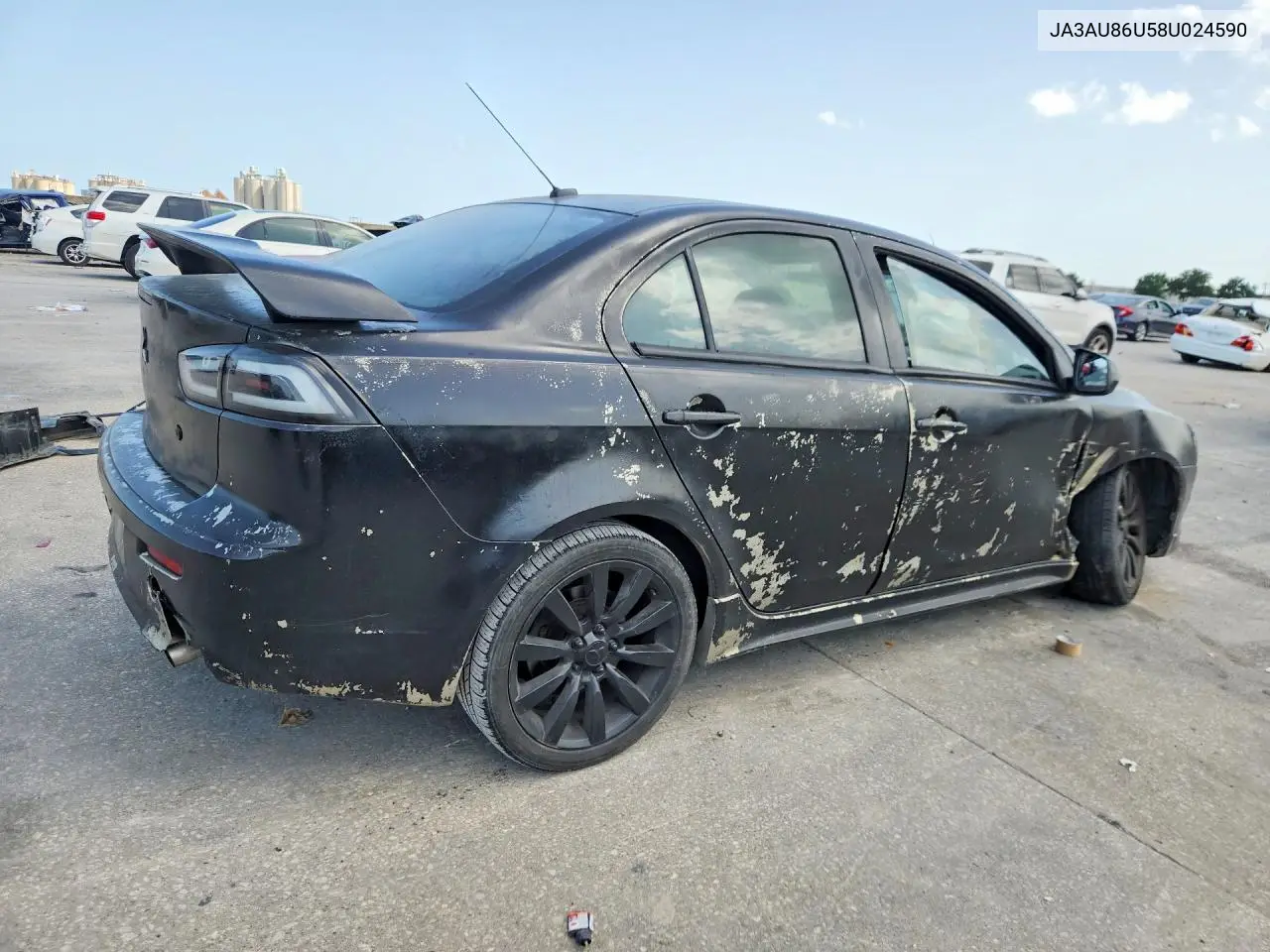2008 Mitsubishi Lancer Gts VIN: JA3AU86U58U024590 Lot: 61301096