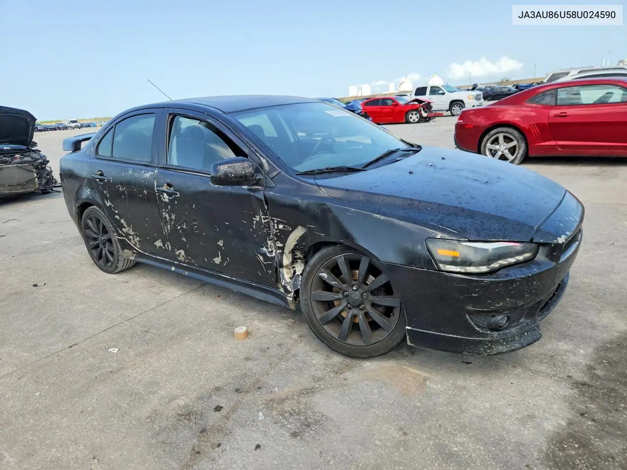 2008 Mitsubishi Lancer Gts VIN: JA3AU86U58U024590 Lot: 61301096
