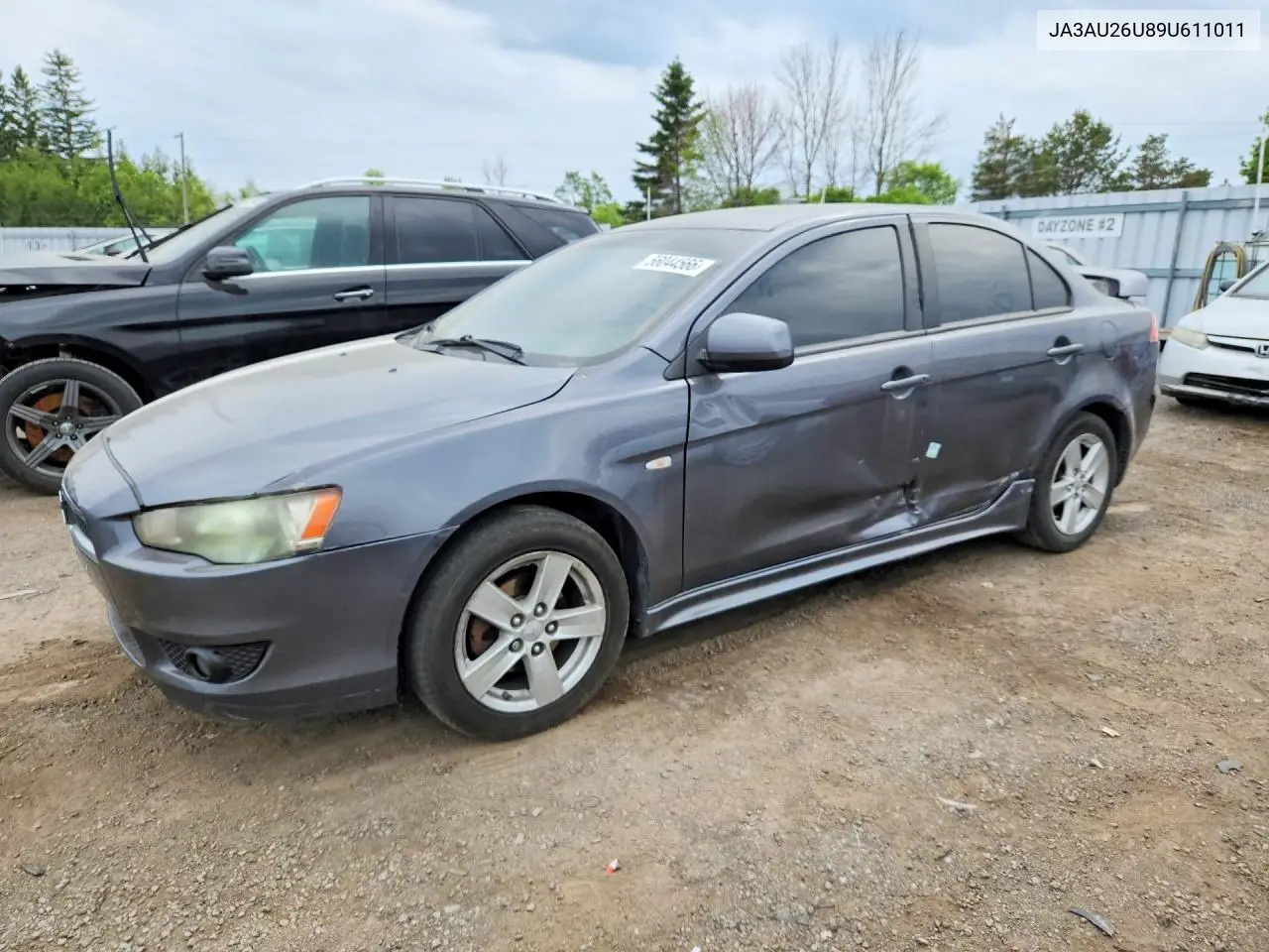2009 Mitsubishi Lancer Es VIN: JA3AU26U89U611011 Lot: 56044566