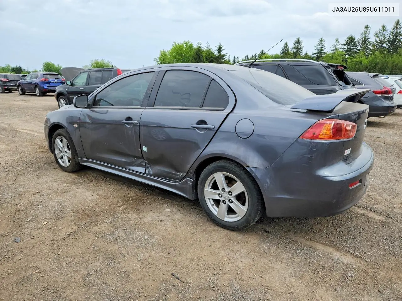 2009 Mitsubishi Lancer Es VIN: JA3AU26U89U611011 Lot: 56044566