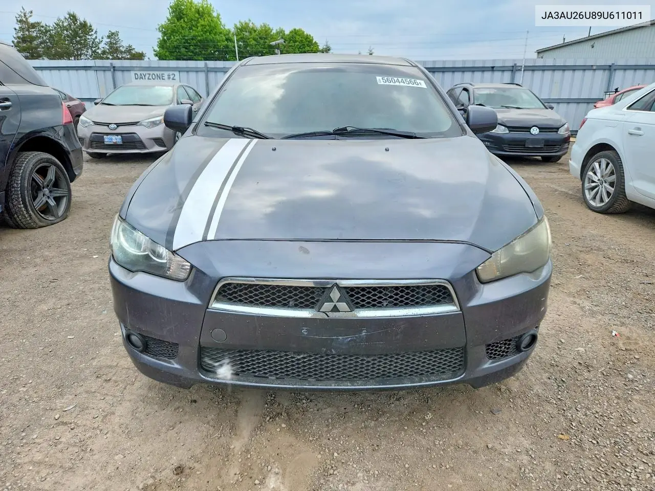 2009 Mitsubishi Lancer Es VIN: JA3AU26U89U611011 Lot: 56044566