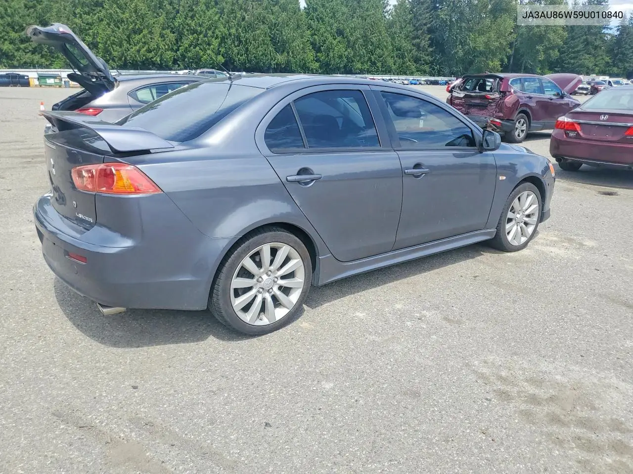 2009 Mitsubishi Lancer Gts VIN: JA3AU86W59U010840 Lot: 56178566