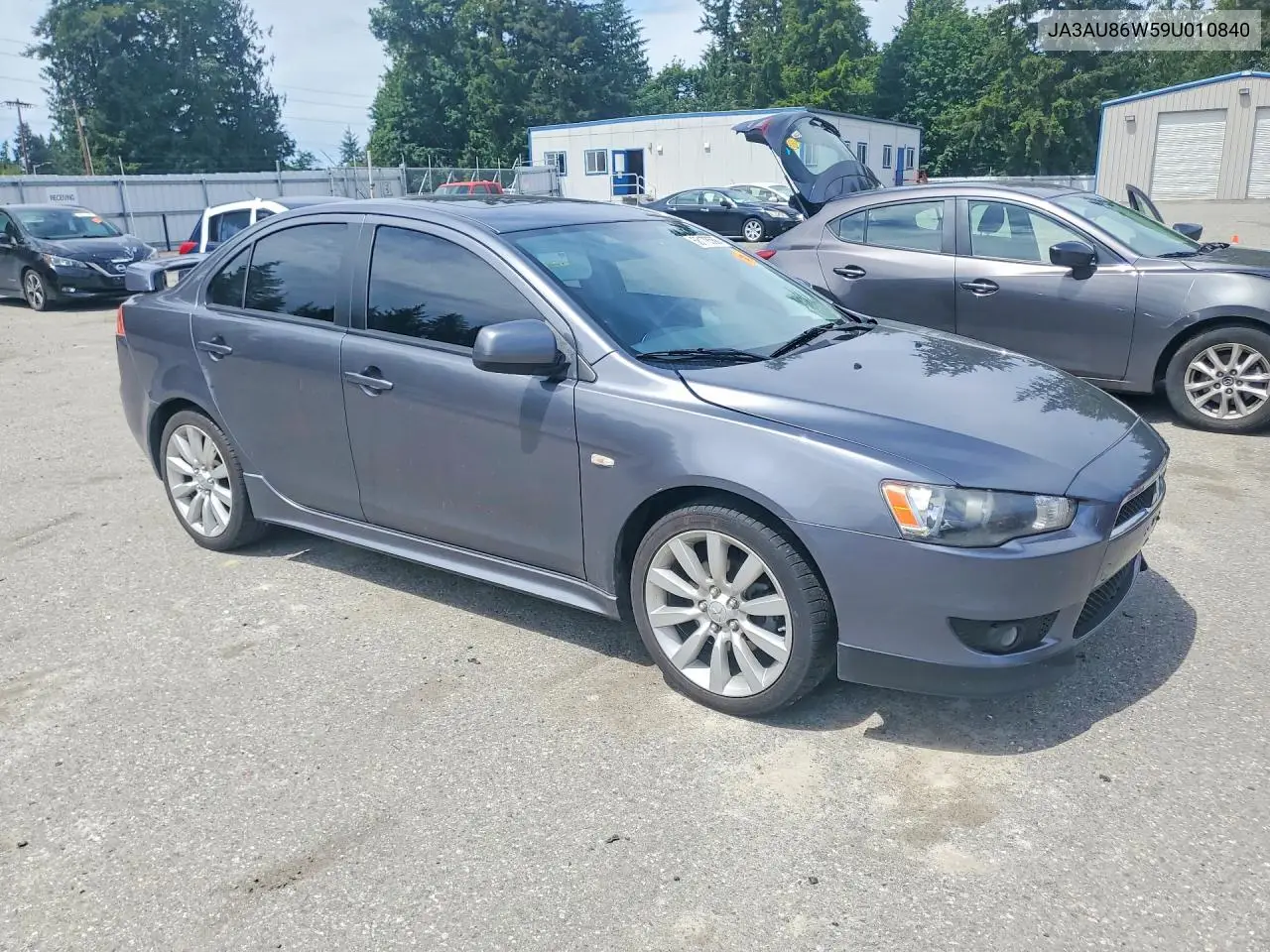 2009 Mitsubishi Lancer Gts VIN: JA3AU86W59U010840 Lot: 56178566