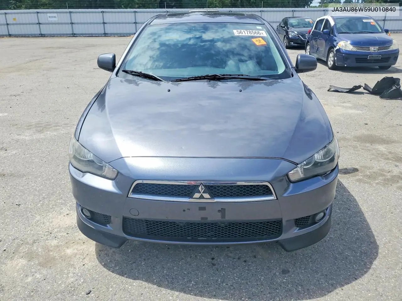 2009 Mitsubishi Lancer Gts VIN: JA3AU86W59U010840 Lot: 56178566