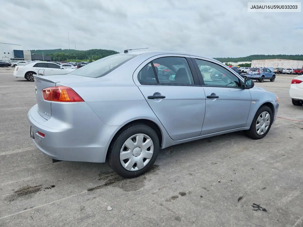 2009 Mitsubishi Lancer De VIN: JA3AU16U59U033203 Lot: 58777966