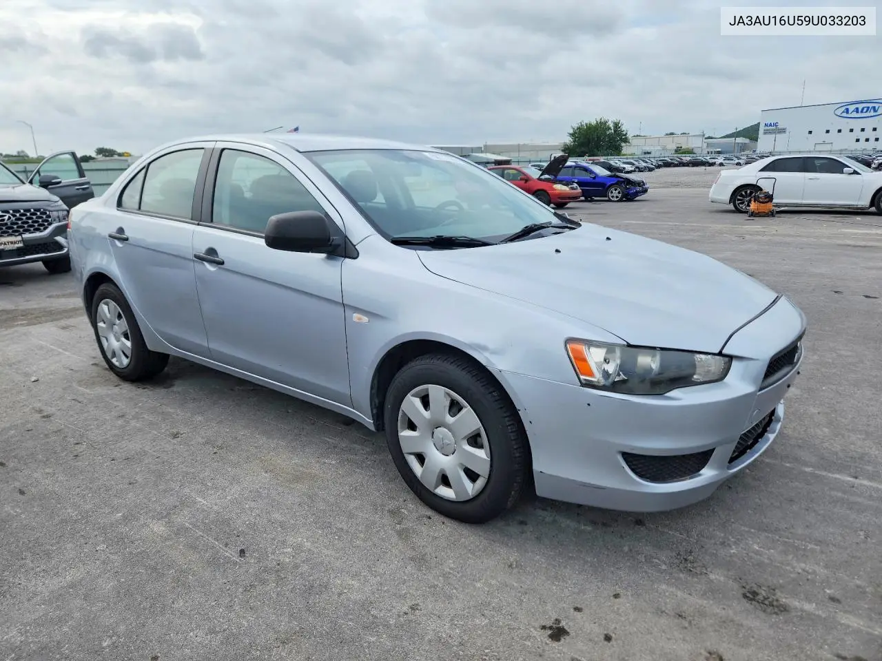 2009 Mitsubishi Lancer De VIN: JA3AU16U59U033203 Lot: 58777966