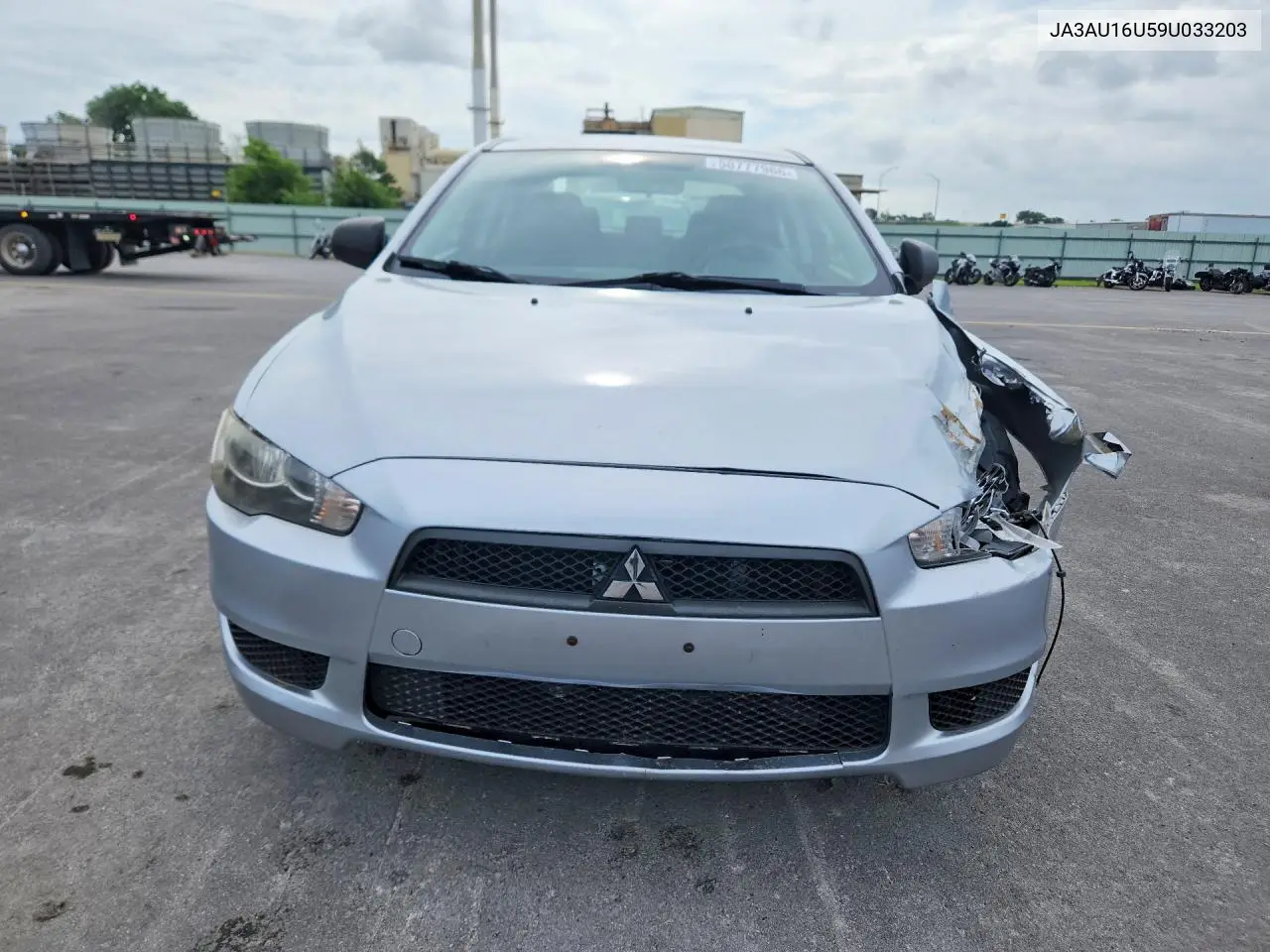 2009 Mitsubishi Lancer De VIN: JA3AU16U59U033203 Lot: 58777966