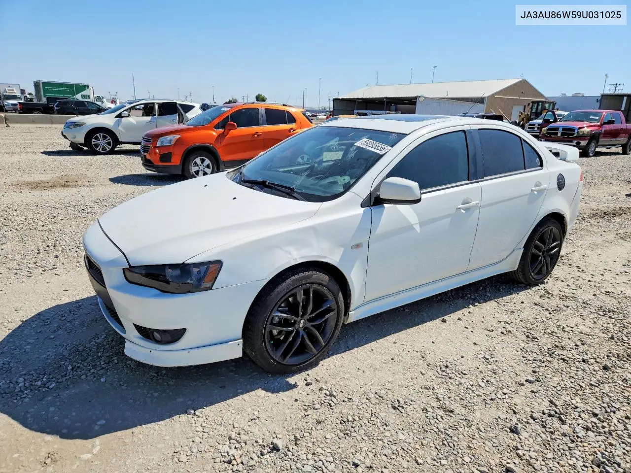 2009 Mitsubishi Lancer Gts VIN: JA3AU86W59U031025 Lot: 59095656