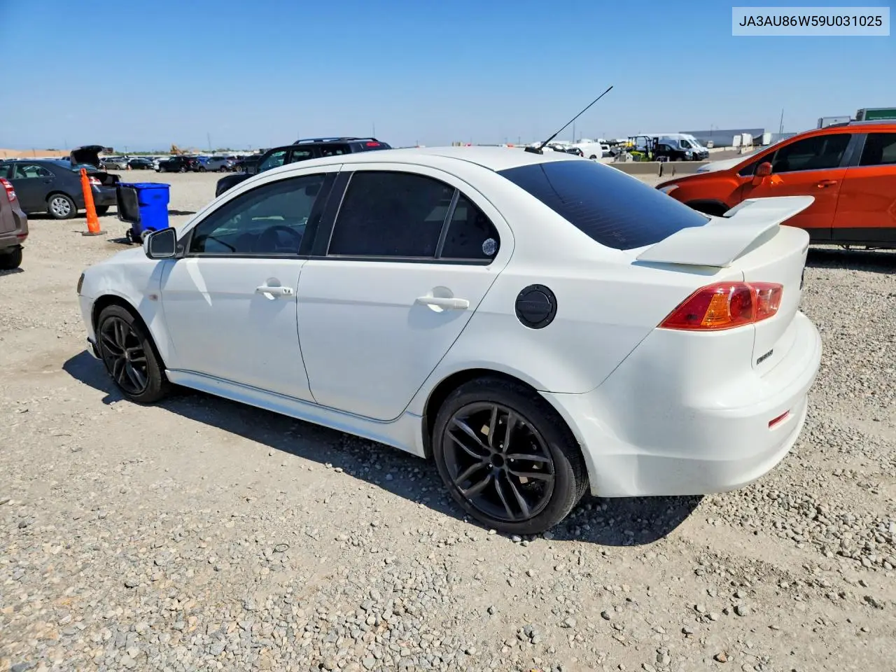 2009 Mitsubishi Lancer Gts VIN: JA3AU86W59U031025 Lot: 59095656