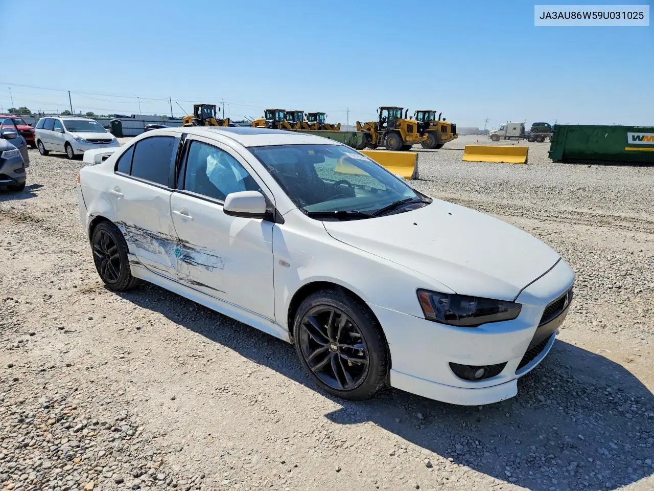 2009 Mitsubishi Lancer Gts VIN: JA3AU86W59U031025 Lot: 59095656