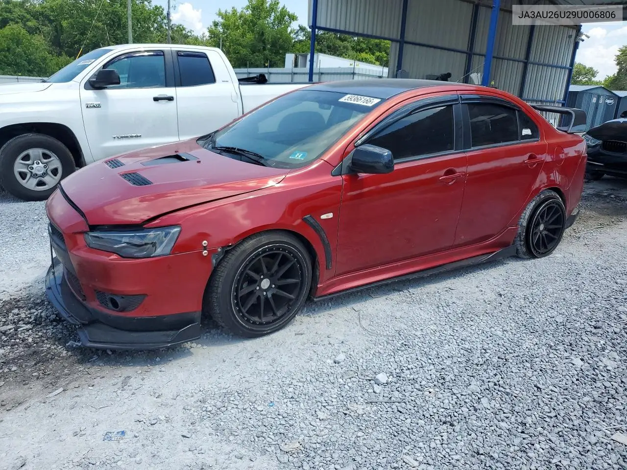 2009 Mitsubishi Lancer Es/Es Sport VIN: JA3AU26U29U006806 Lot: 59366166