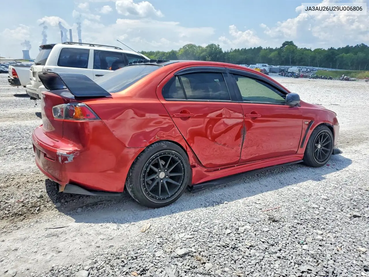 2009 Mitsubishi Lancer Es/Es Sport VIN: JA3AU26U29U006806 Lot: 59366166