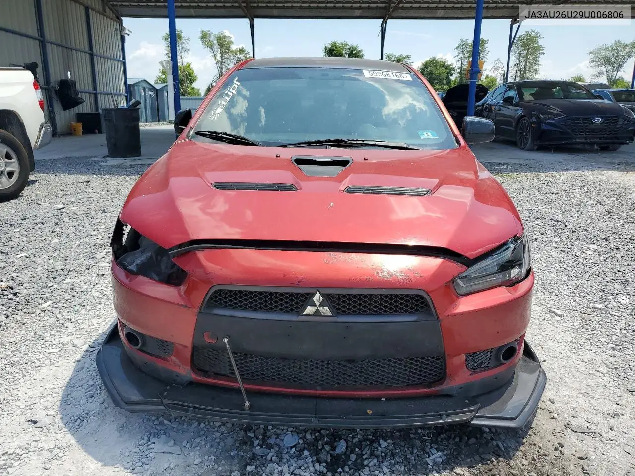 2009 Mitsubishi Lancer Es/Es Sport VIN: JA3AU26U29U006806 Lot: 59366166