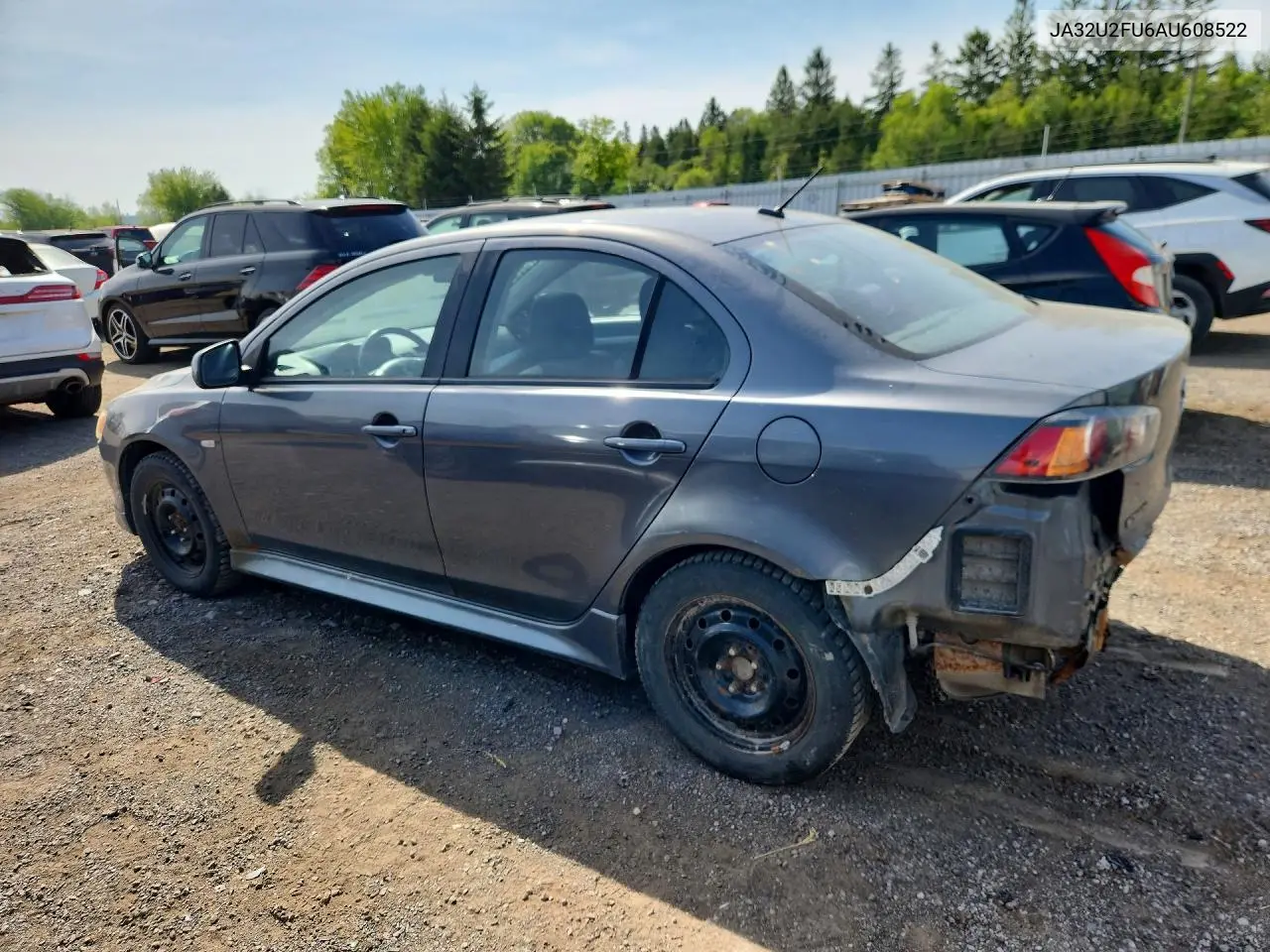 2010 Mitsubishi Lancer Es VIN: JA32U2FU6AU608522 Lot: 55557936